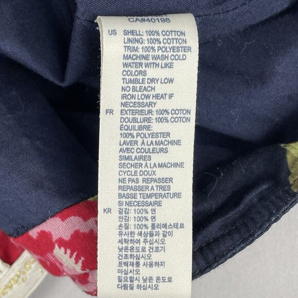 Heritage 1981 Pull On Full Mini Skirt Women’s M Blue Pink Floral Dbl Lined Vtg - Picture 6 of 12